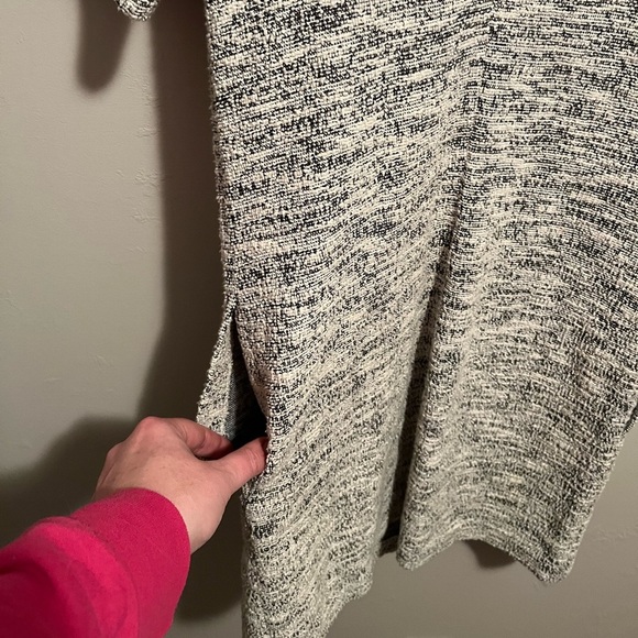 Club Monaco Textured Knit Tweed Short Sleeve Sheath Dress with Pockets Size 0 - Picture 6 of 11